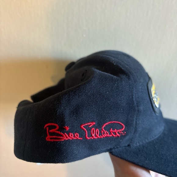 Vintage 90s Bill Elliott #94 McDonalds Drive Thru Crew Snapback Hat Cap Black - Picture 2 of 4